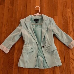 BCX Sky Blue Women's Blazer